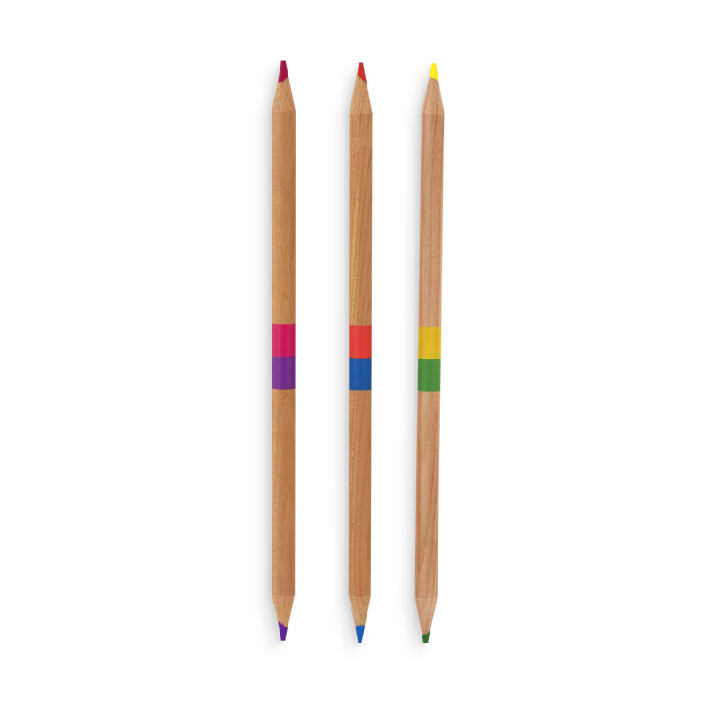 2 of a kind Double ended colored pencils