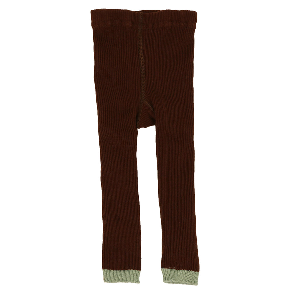 Knitted leggings in four colours - Khaki, mustard, brown and green. Brand: Bien a Bien Details: Ribbed, Soft, Tights like style, Warm, Unisex Composition: Cotton 80% Polyester 15% Polyurethane 5% Made in: Korea