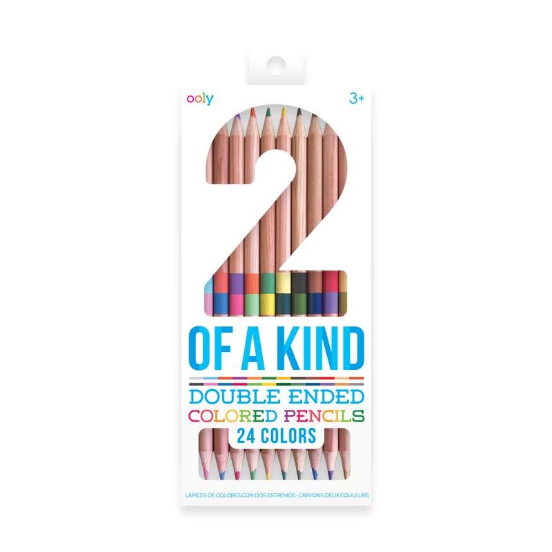 2 of a kind Double ended colored pencils