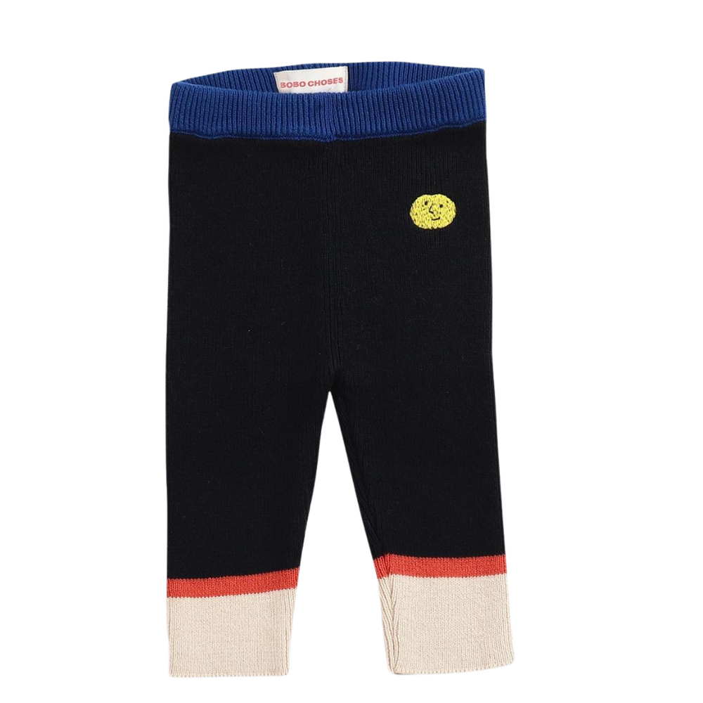 Multicolour baby knitted pants
