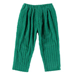Ribbed Cactus pant from Fresh Dinosaurs in Cremme de Menthe colour. Unisex, Elastic waste, Soft touch. Made in Spain, 100% cotton. 