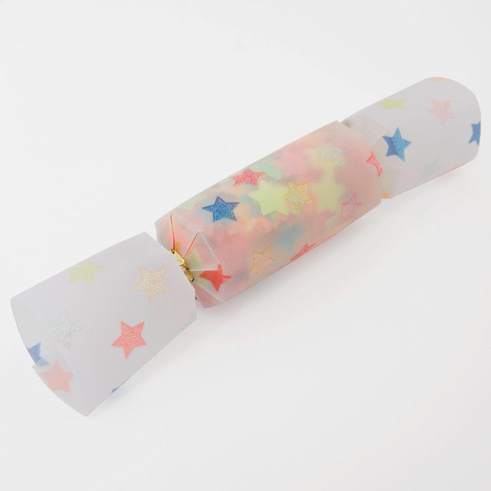 Meri Meri Multicolor Star Confetti Small Crackers