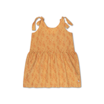 Knot dress - Brand: Repose Ams Colour: Golden yellow  Details: Boxy shaped knot dress, Straps can be knotted to the correct length for the perfect fit, Has pockets at side seam to carry along your treasures.  Composition: 50% Cotton, 50% Linen woven Made in: Portugal 