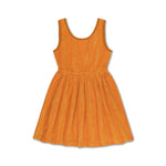 Brand: Repose Ams Colour: Yellow Golden Stripe  Details: Easy to wear singlet shaped dress with contrast binding, Waist band, In the playful yarn. Composition: Organic Velvet  Made in: Portugal 